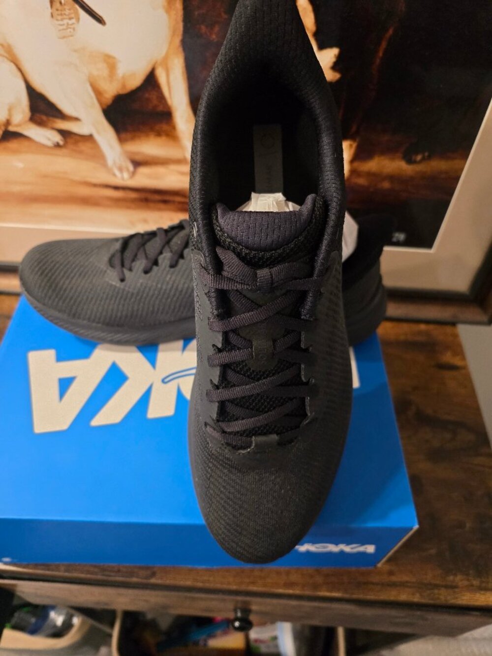 Hoka One One Solimar Triple Black Men’s Size 12 Running Shoes 1123074-BBLC NEW